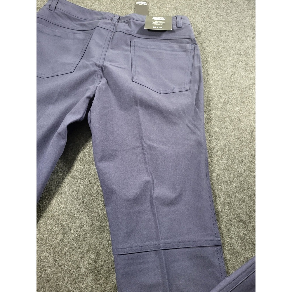 Straight Down Hero 5-Pocket Performance Stretch Golf Pants Men's 30x32 Blue NWT - Picture 8 of 15